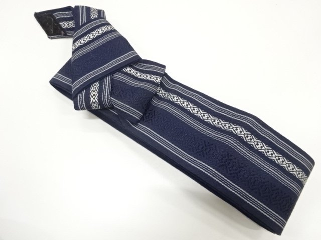JAPANESE KIMONO / HAKATA MENS KAKU OBI FOR MEN